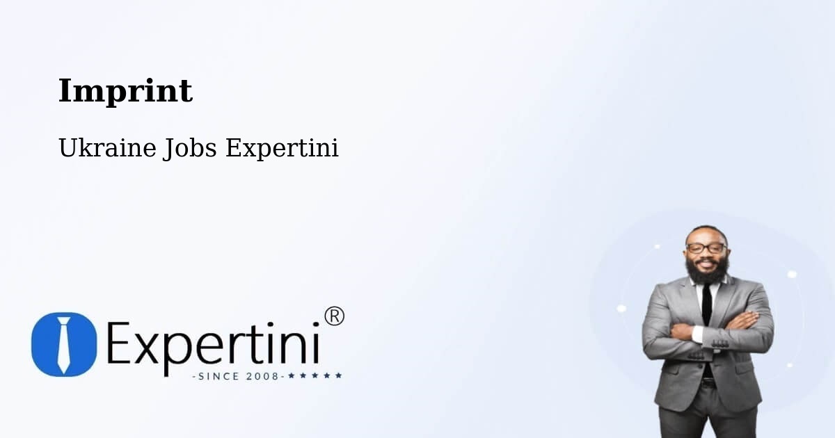 Imprint – Odesa - Ukraine Jobs Expertini